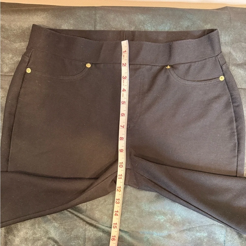 🔥Michael Kors Women’s Black Curvy Pants Size L EuC🔥5